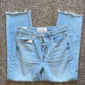 Frank & Eileen Women’s Monaghan Light Blue Straight Leg Jeans Size 29